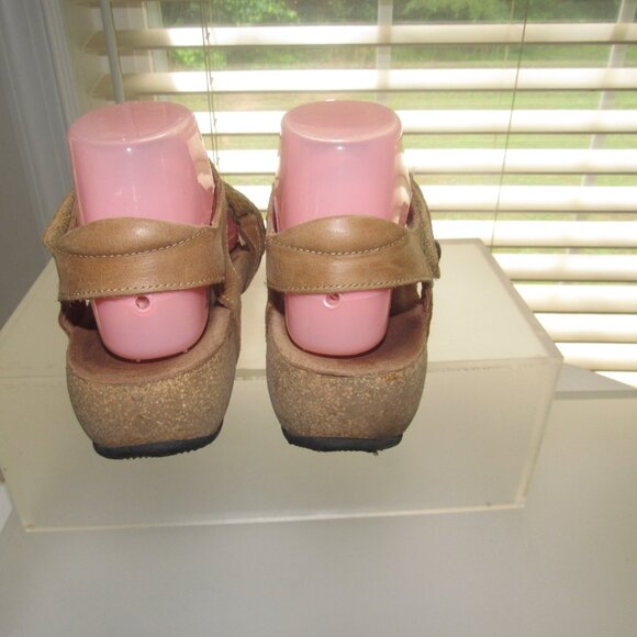 TAOS Trulie Brown Braided Leather Comfort Sandals Shoes Size 40 (US 9-9.5) - Picture 3 of 6